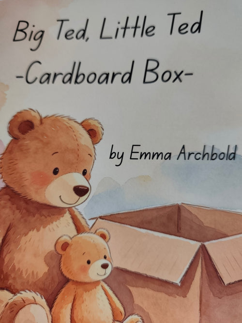 Big Ted Little Ted Cardboard box